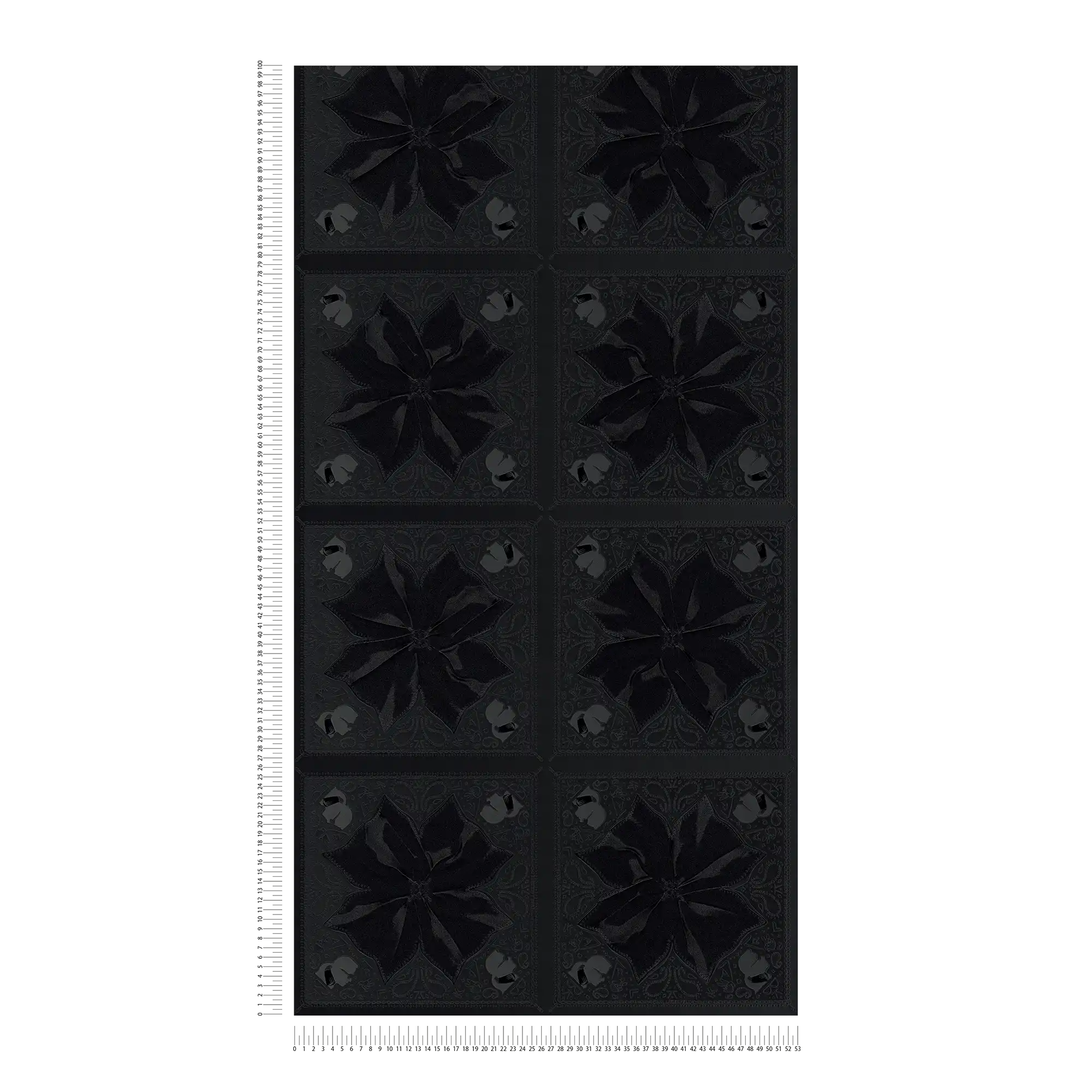             Wallpaper Karl LAGERFELD tie pattern - Black
        