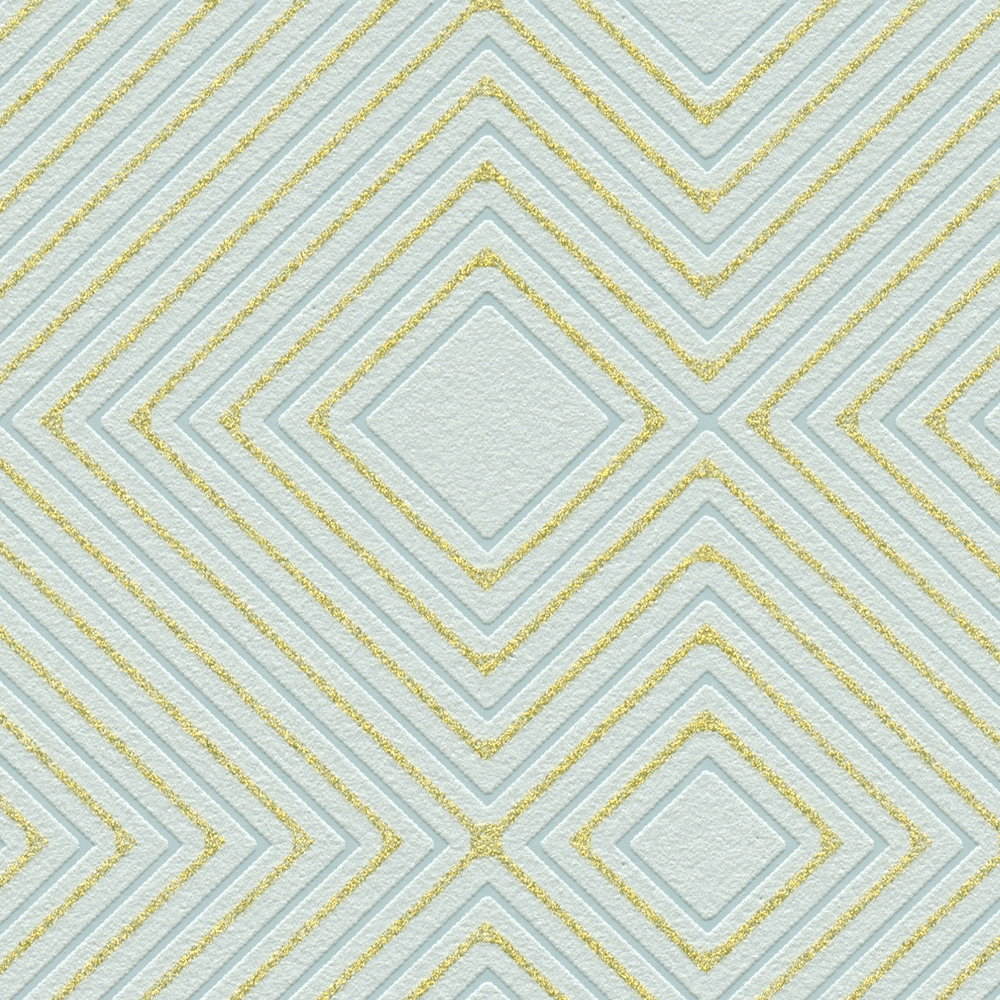             Tapete mit Metallic-Akzent & Strukturmuster – Grün
        