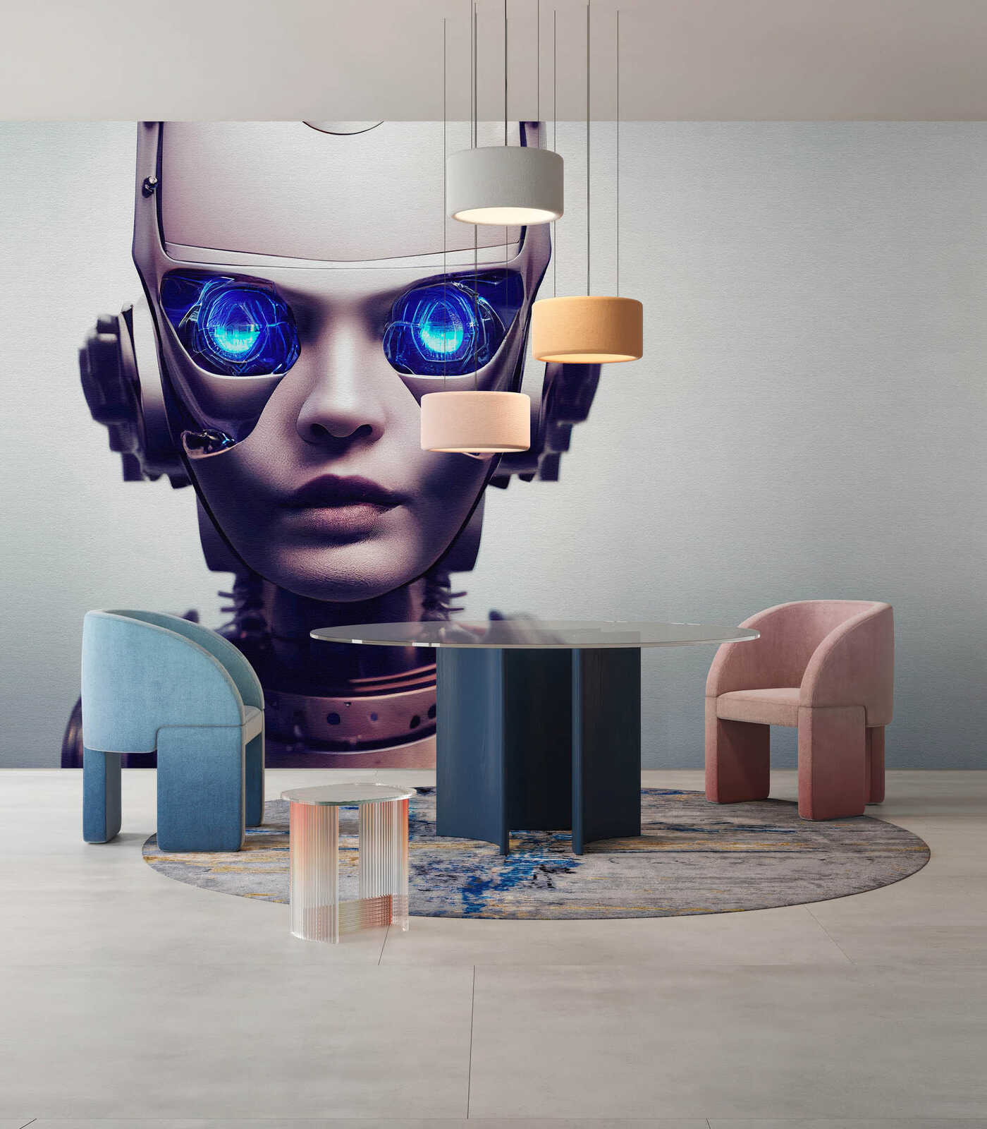 Roboter, Gesicht, Kopf, Person