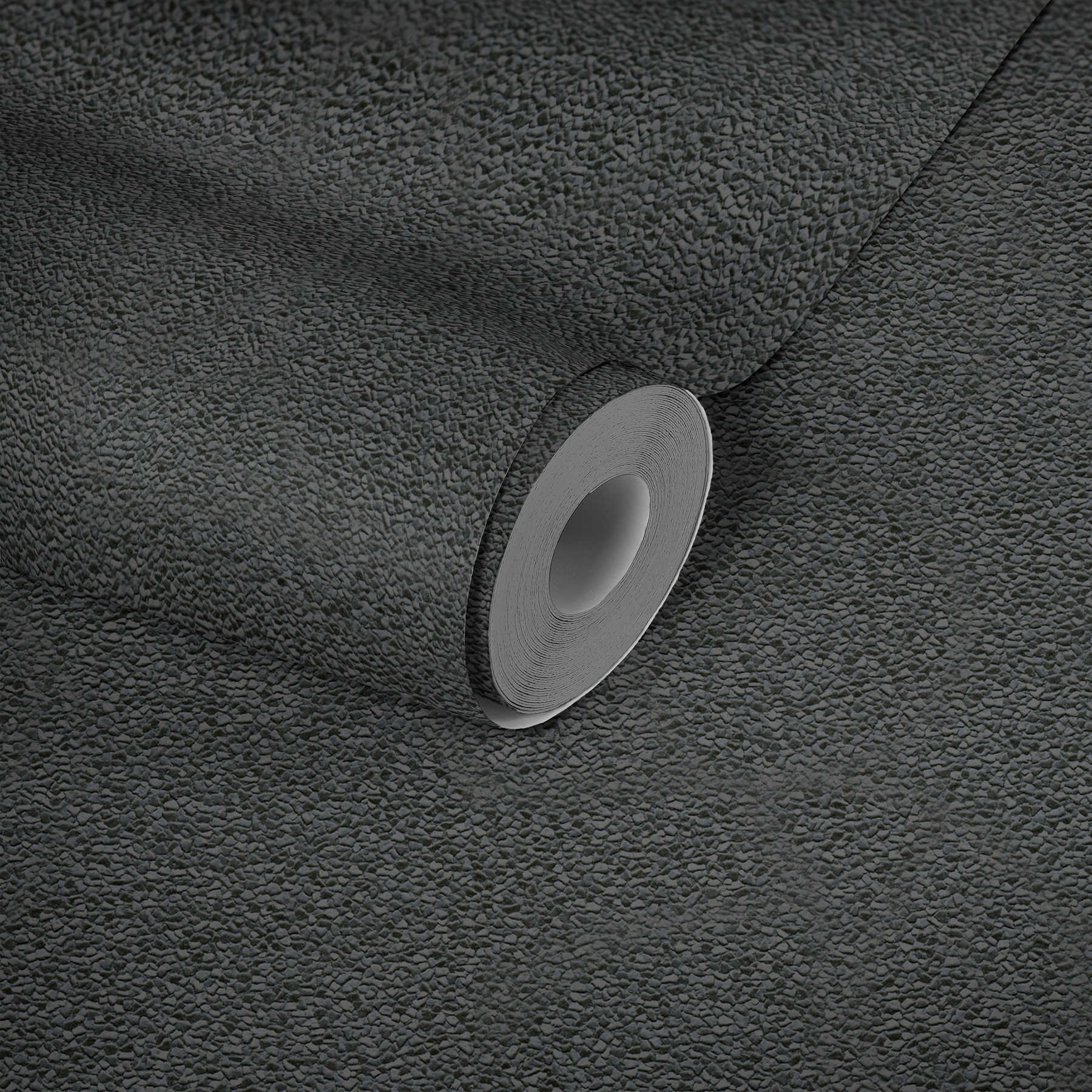             Vliestapete Anthrazit mit Asphaltoptik & Strukturprägung
        