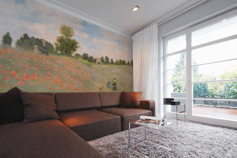             Fototapete "Wilde Mohnblumen" von Claude Monet
        