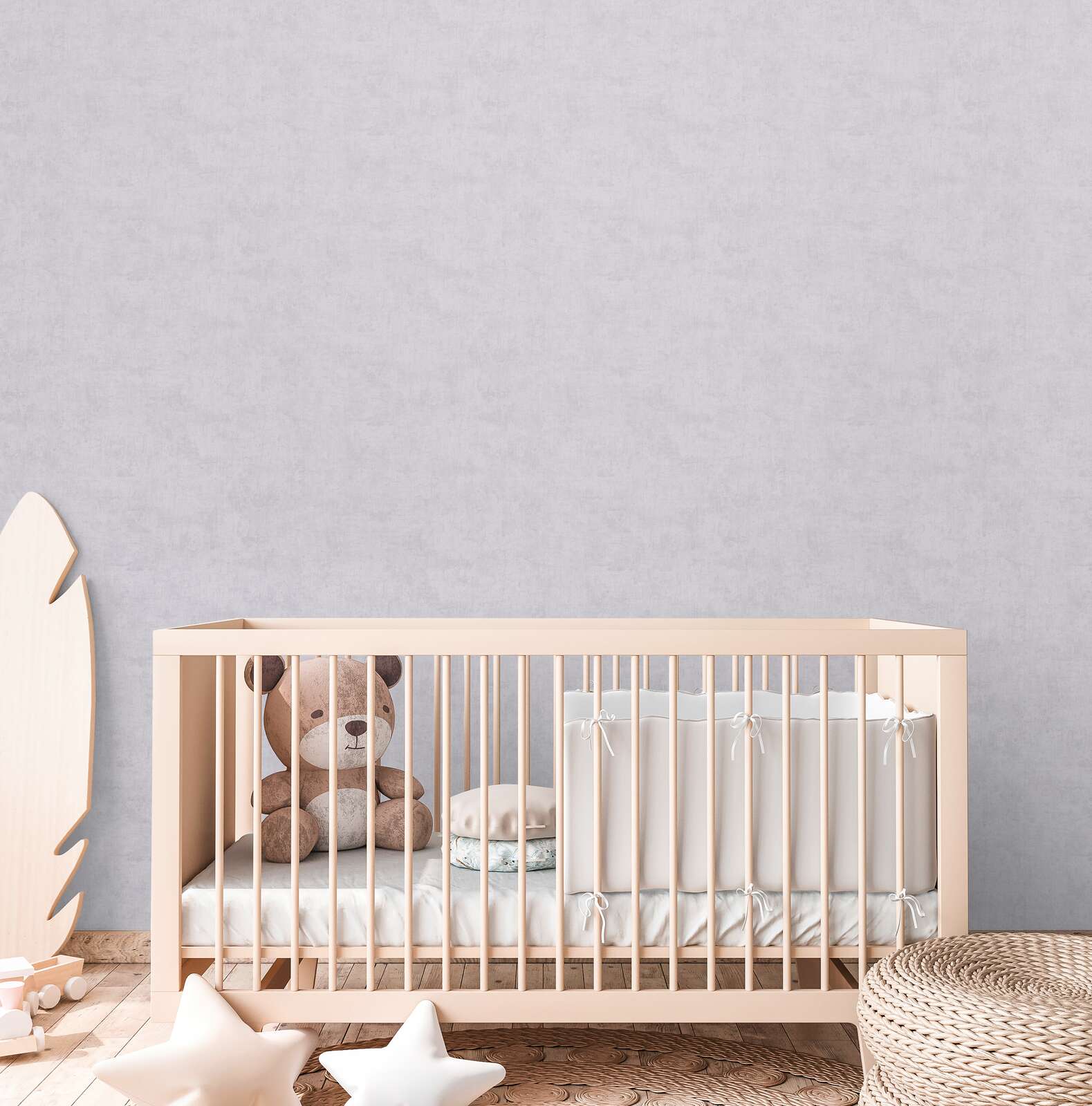             Einfarbige Kinderzimmer Vliestapete - Zeitlos und elegant als ideale Ergänzung zu unseren Motivtapeten – Braun
        