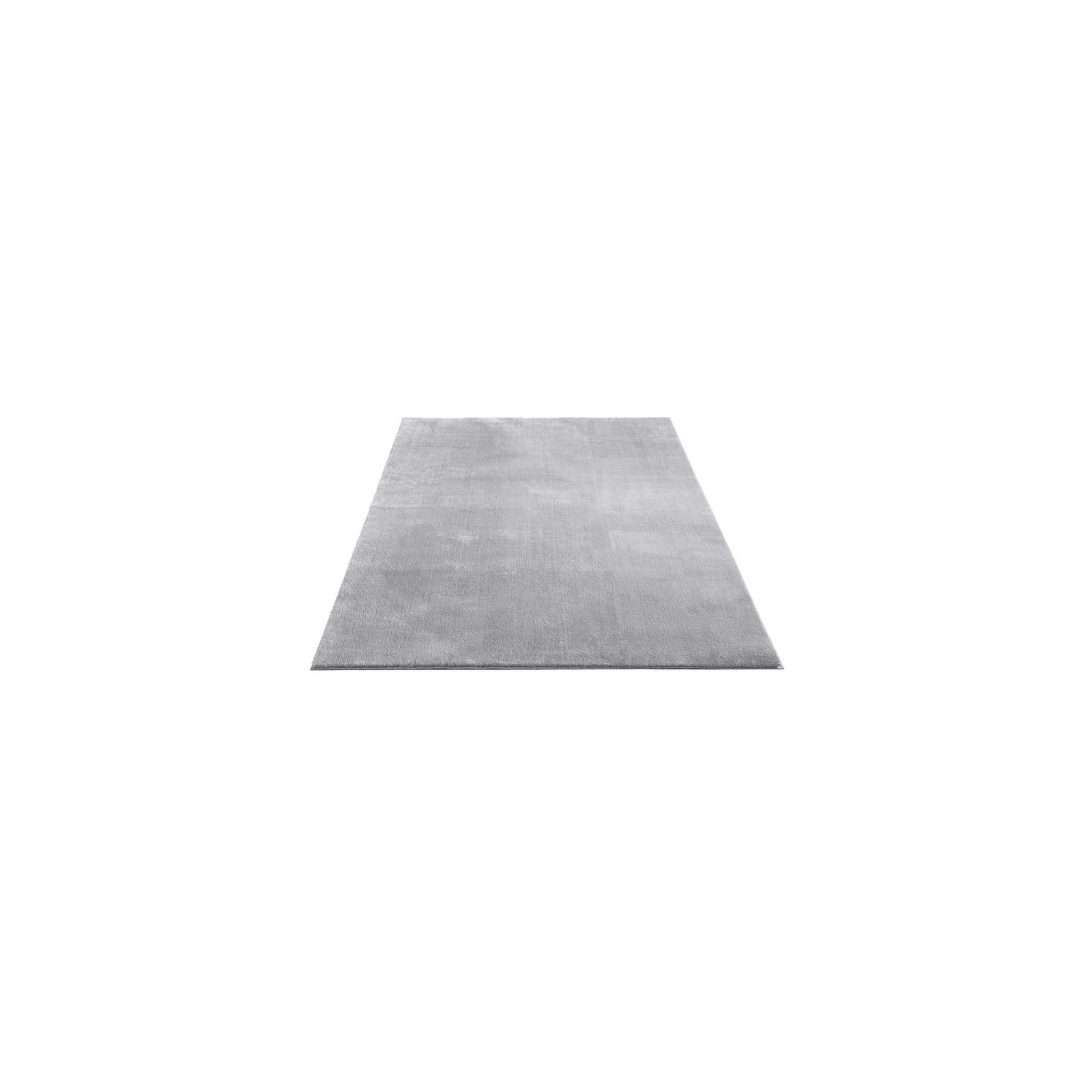             Feiner Hochflor Teppich in Grau – 150 x 80 cm
        