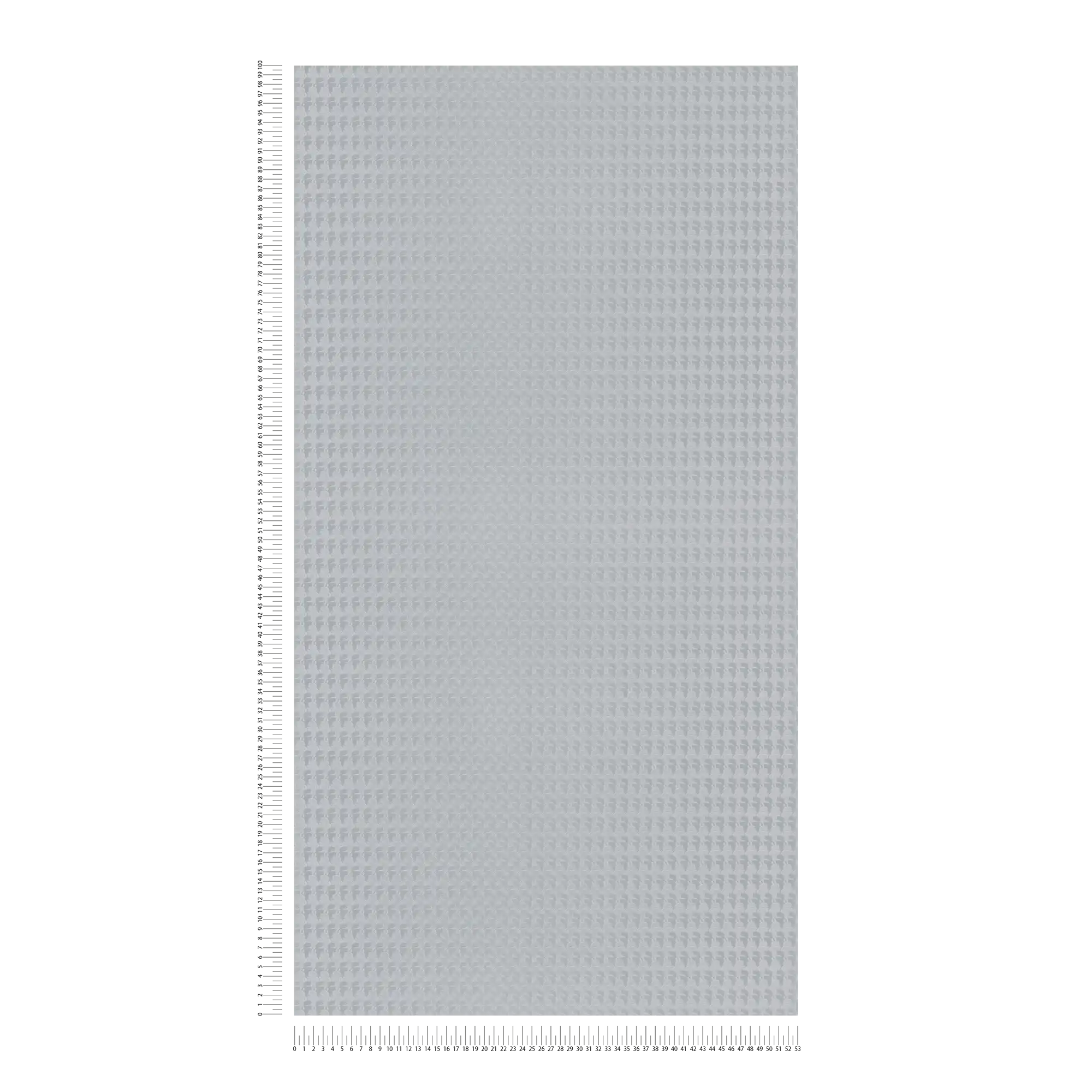            Wallpaper Karl LAGERFELD silver with profile motif - metallic
        