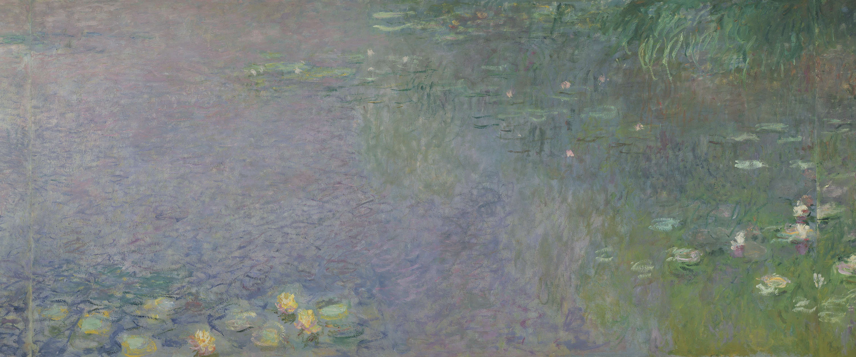             Fototapete 'Seerosen: Morgen' von Claude Monet
        