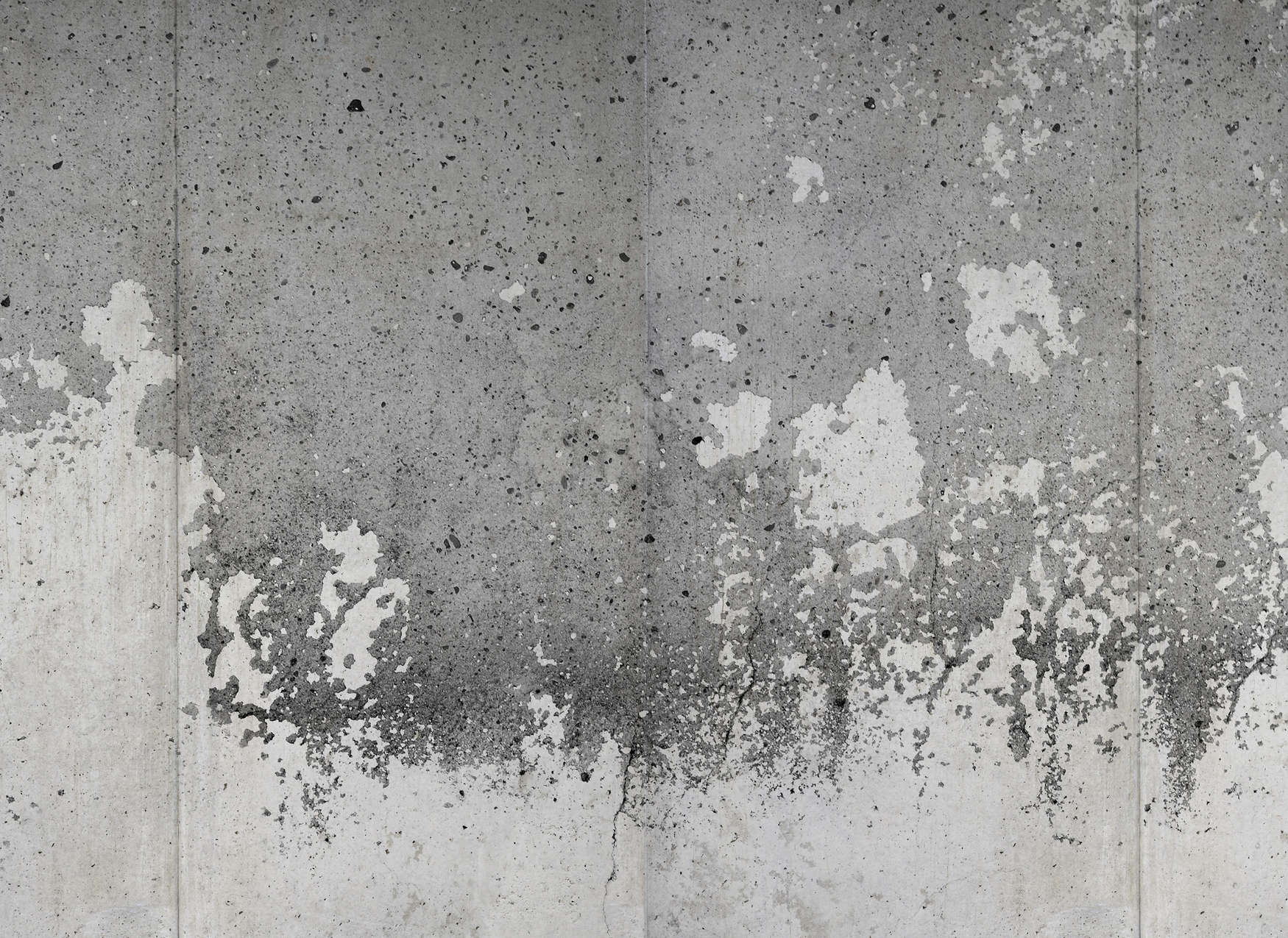             Fototapete Betonwand mit 3D Effekt im Used Look – Grau
        