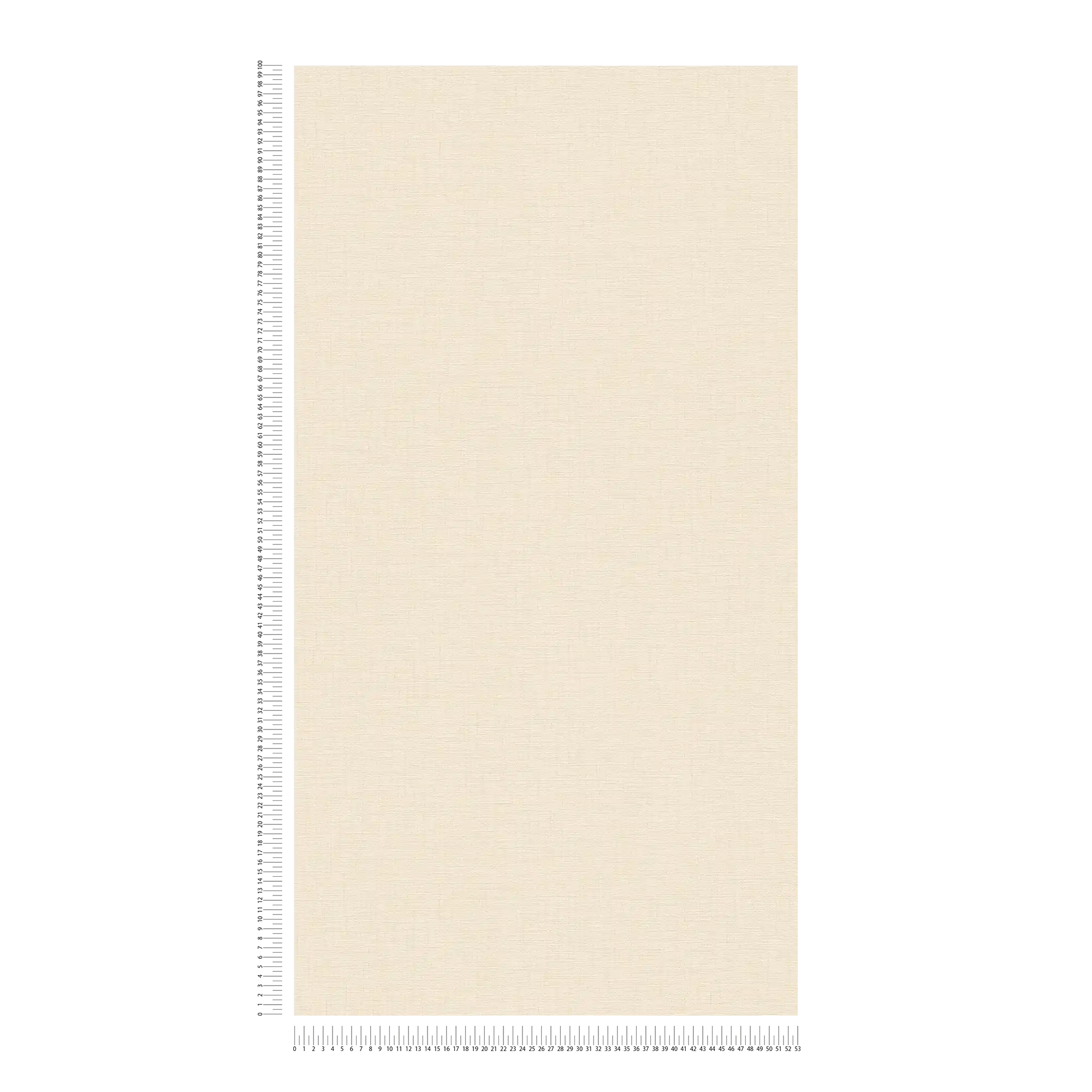 Elfenbein Tapete Vlies mit Struktureffekt – Creme