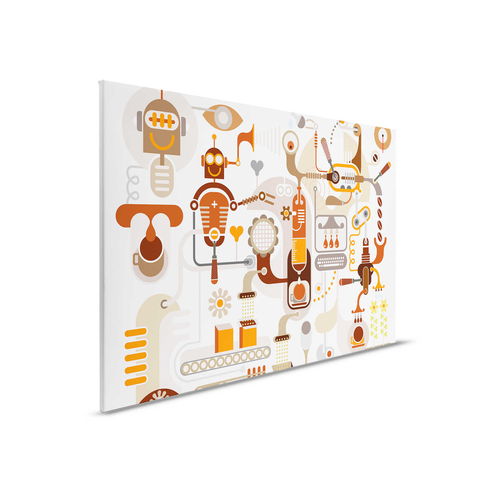         Tableau sur toile Robots et machines pour la chambre d'enfant - 0,90 m x 0,60 m
    