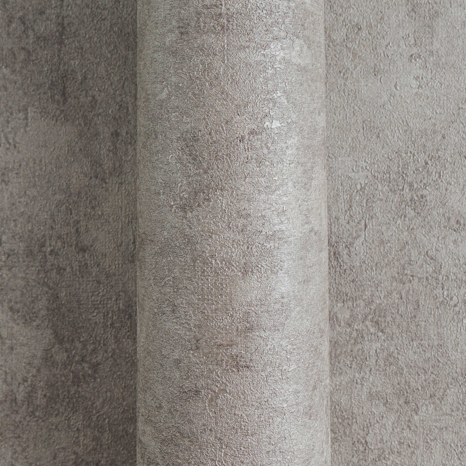 Tapete Grau im Vintage Stil mit seidenmattem Glanz