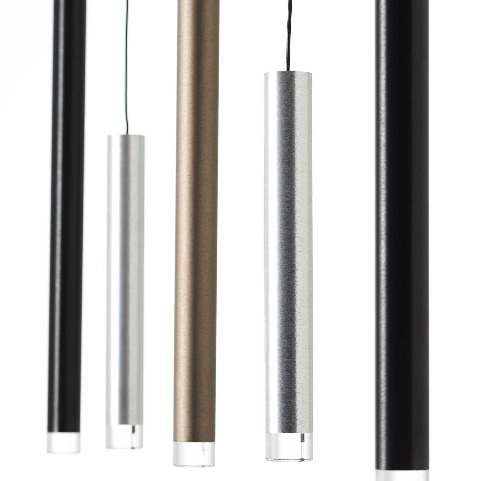             Metal pendant light - Eddy 3 - Brown
        