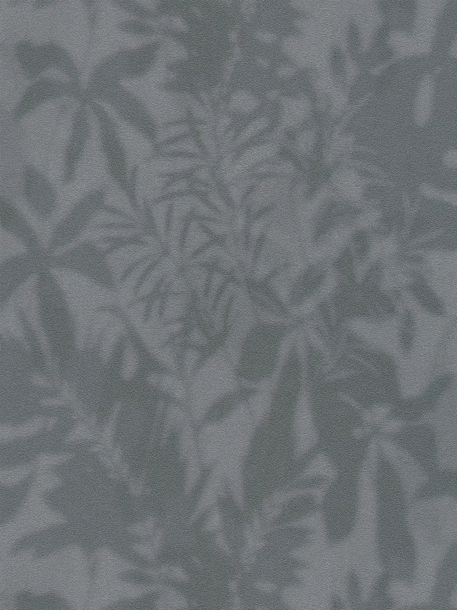 Daniel Hechter Vliestapete mit dezentem Blattmuster in Schattenoptik – Grau, Schwarz