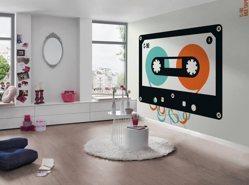 Wandbild, Wanddekor, Kassette, Kassette-Motiv, Raumdekoration
