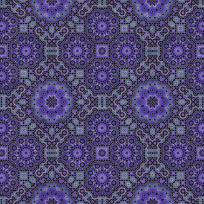         Papier peint mauve avec motif graphique en mosaïque
    