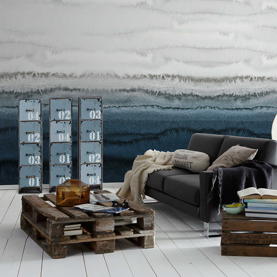         Fototapete Gezeiten im minimalistischen Aquarell Stil
    