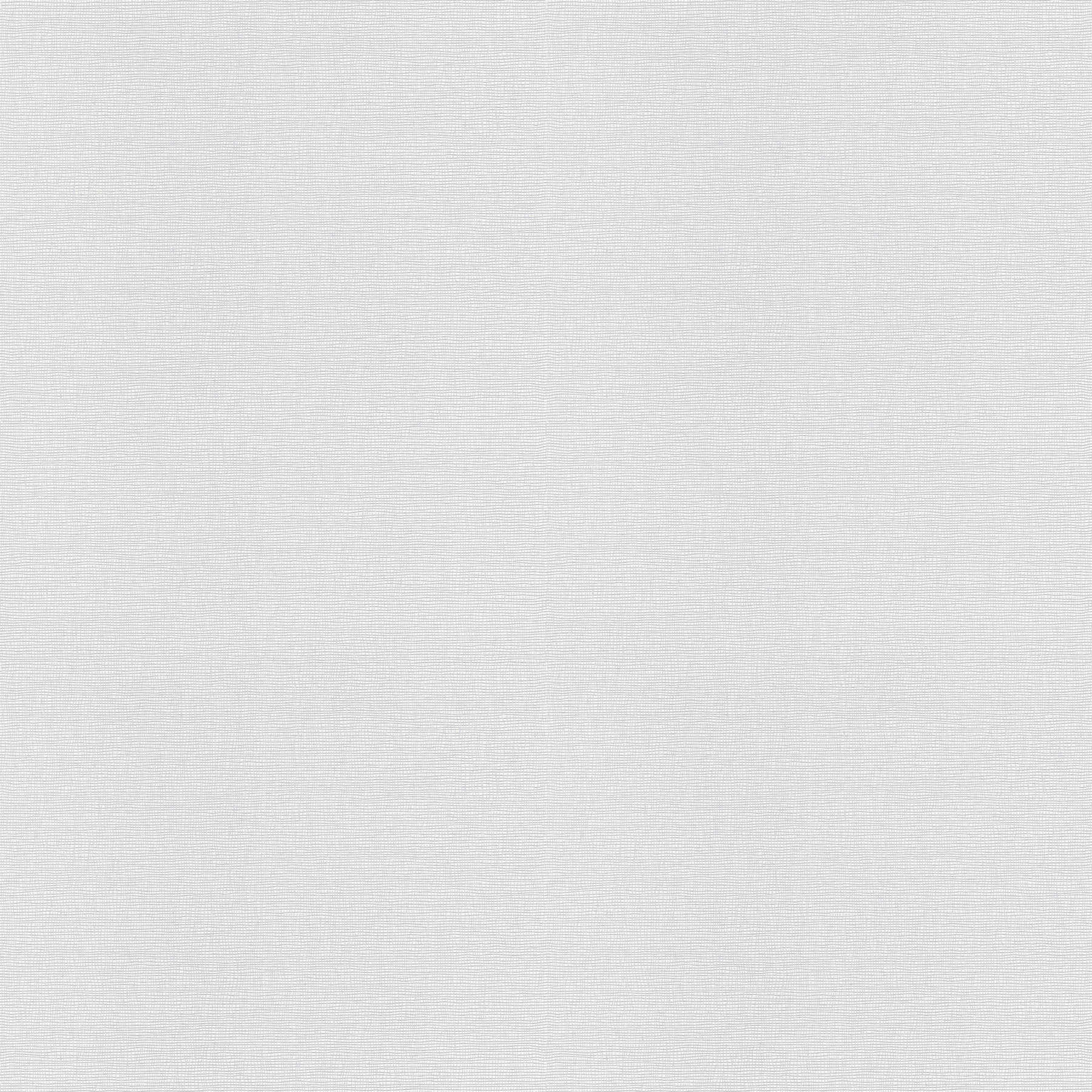         Neutrale Vliestapete Weiß mit textilem Strukturmuster
    