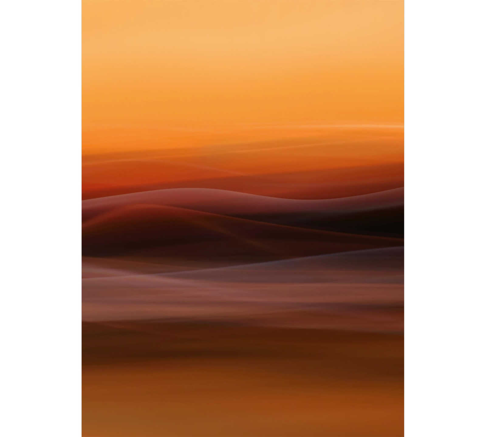         Abstract mural fog motif - orange, yellow, red
    