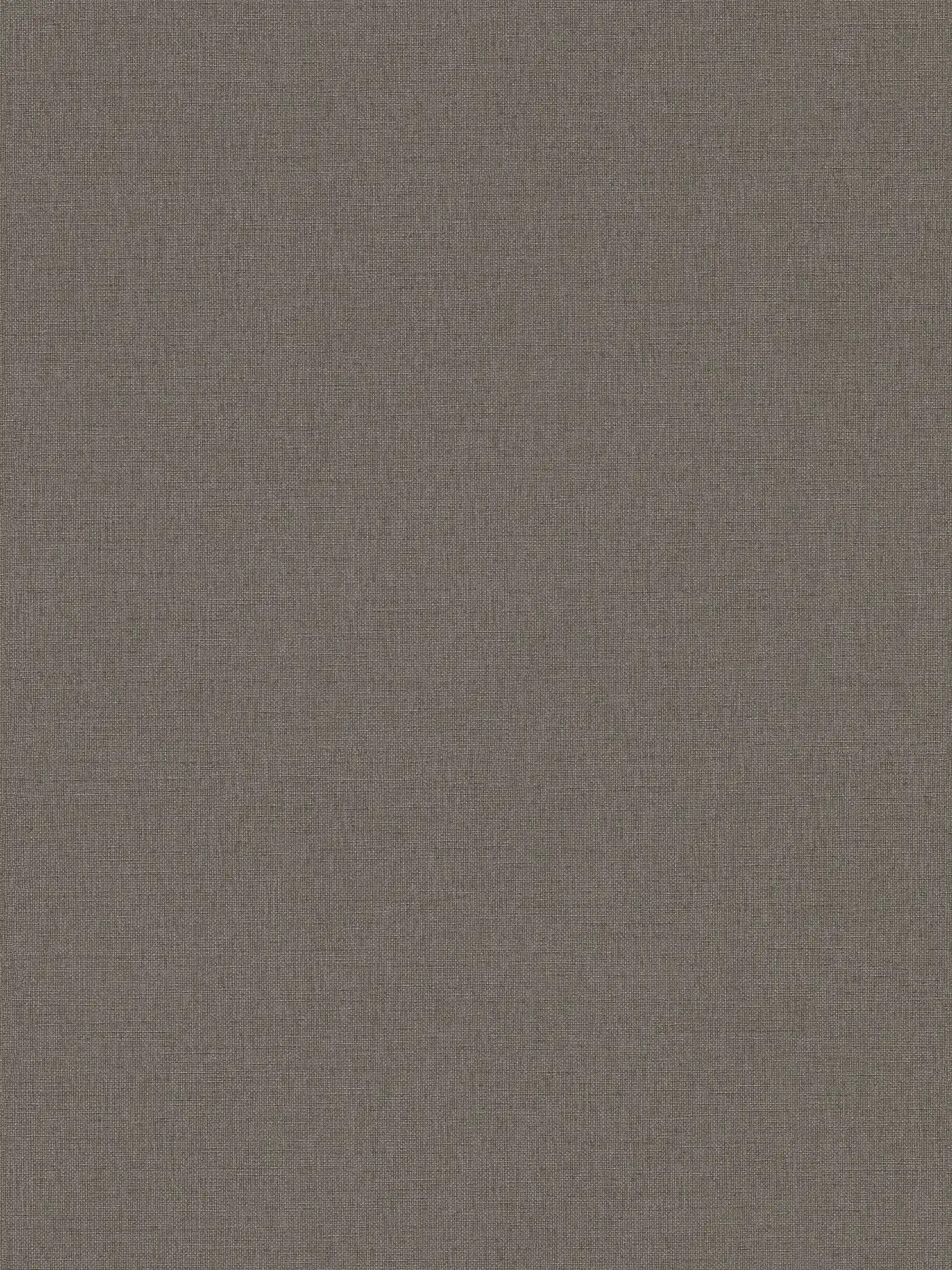 Schlichte Uni Vliestapete mit ruhiger Stoffwirkung leicht strukturiert – Grau, Braun