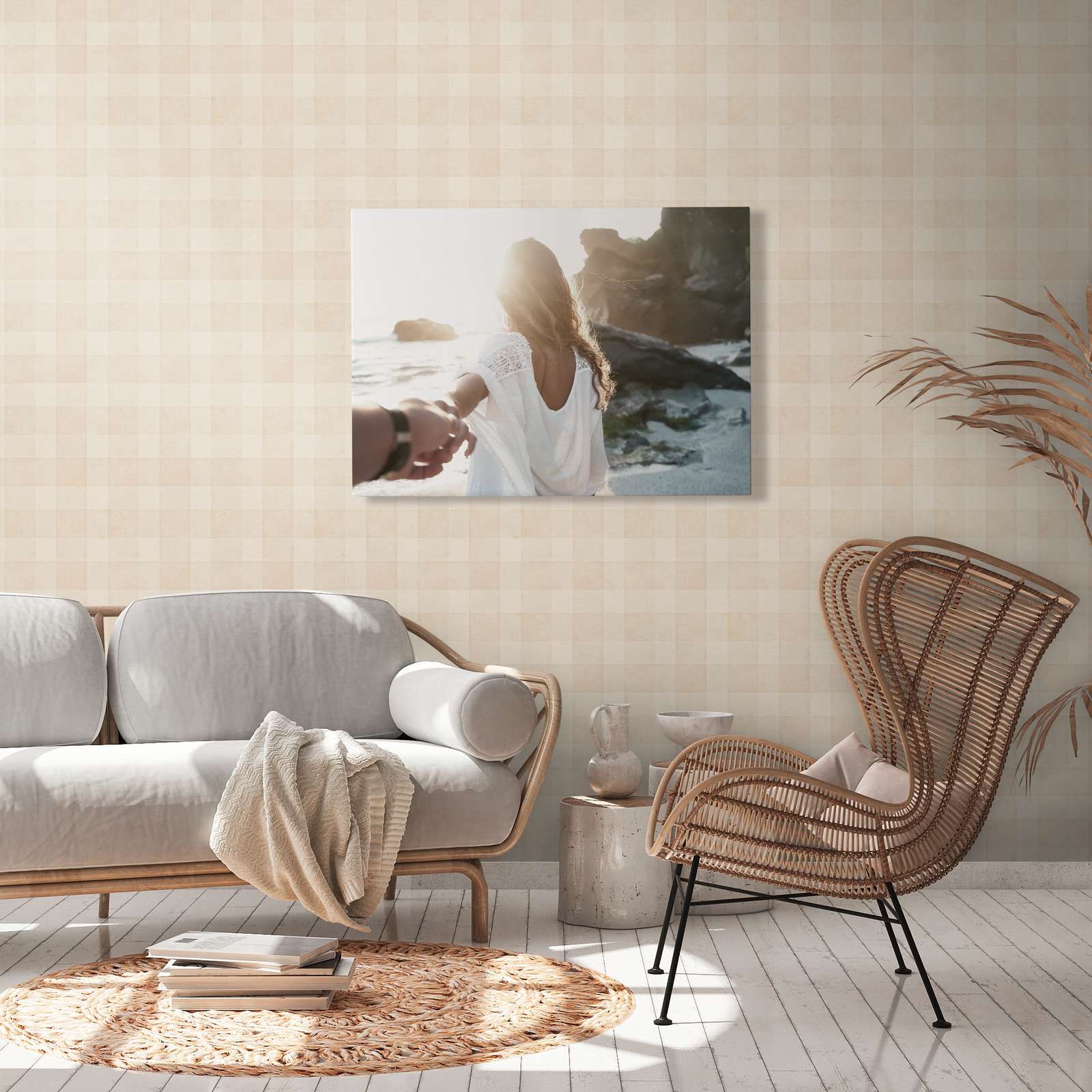 Wandbild, Fotodruck, Strand, Himmel, Deko