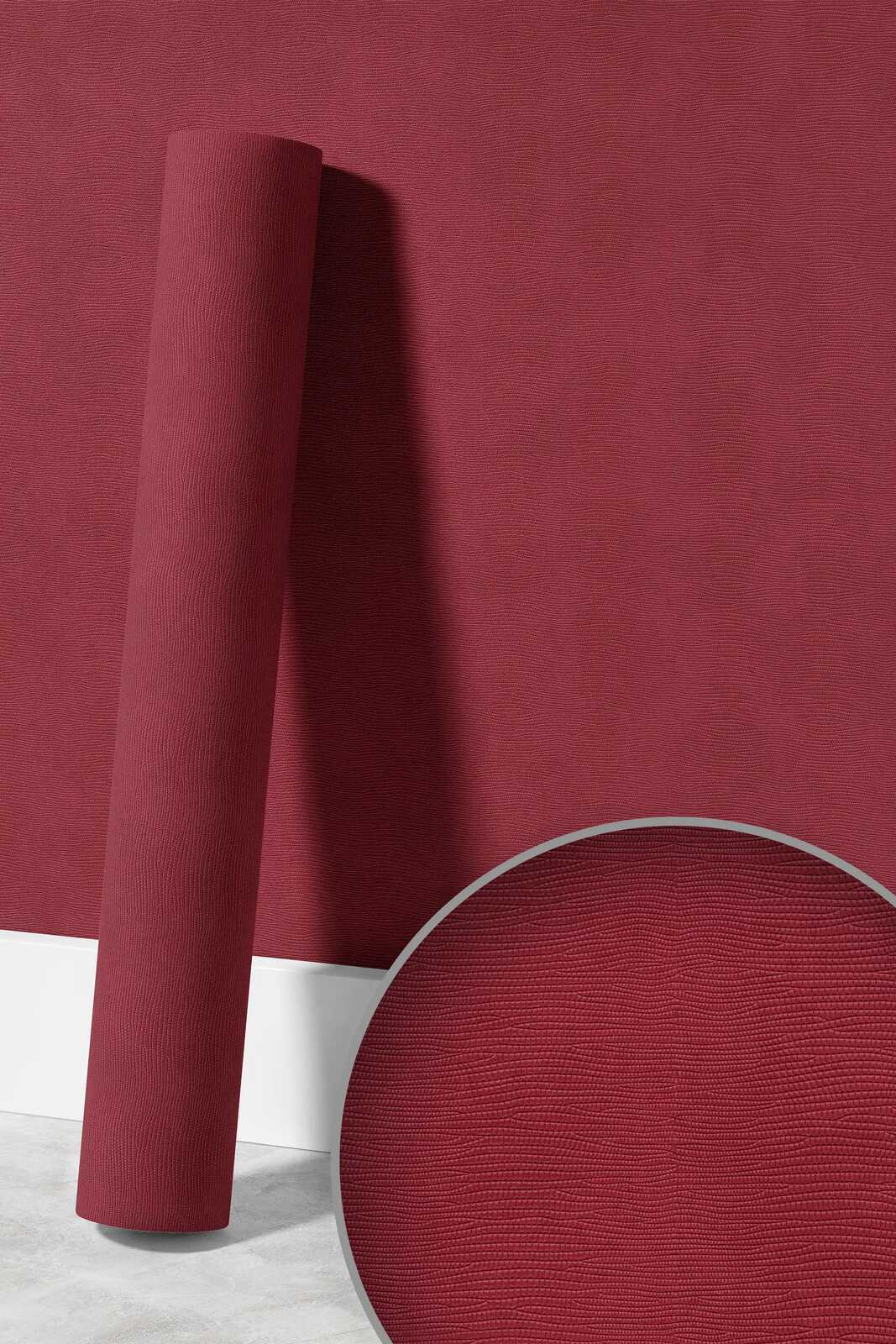             VERSACE Tapete mit mediterranes Strukturmuster – Rot
        