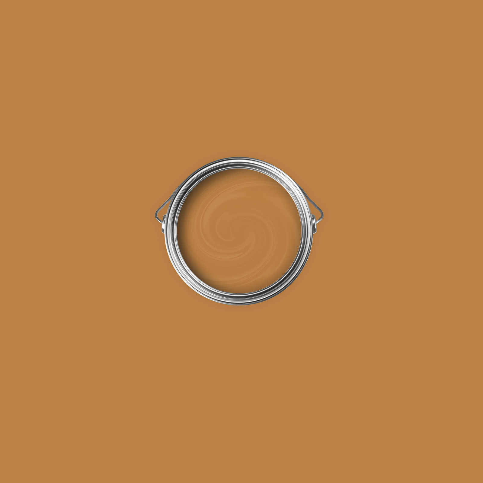 Premium Wandfarbe kräftiges Hellbraun »Beige Orange/Sassy Saffron« NW814 – 1 Liter