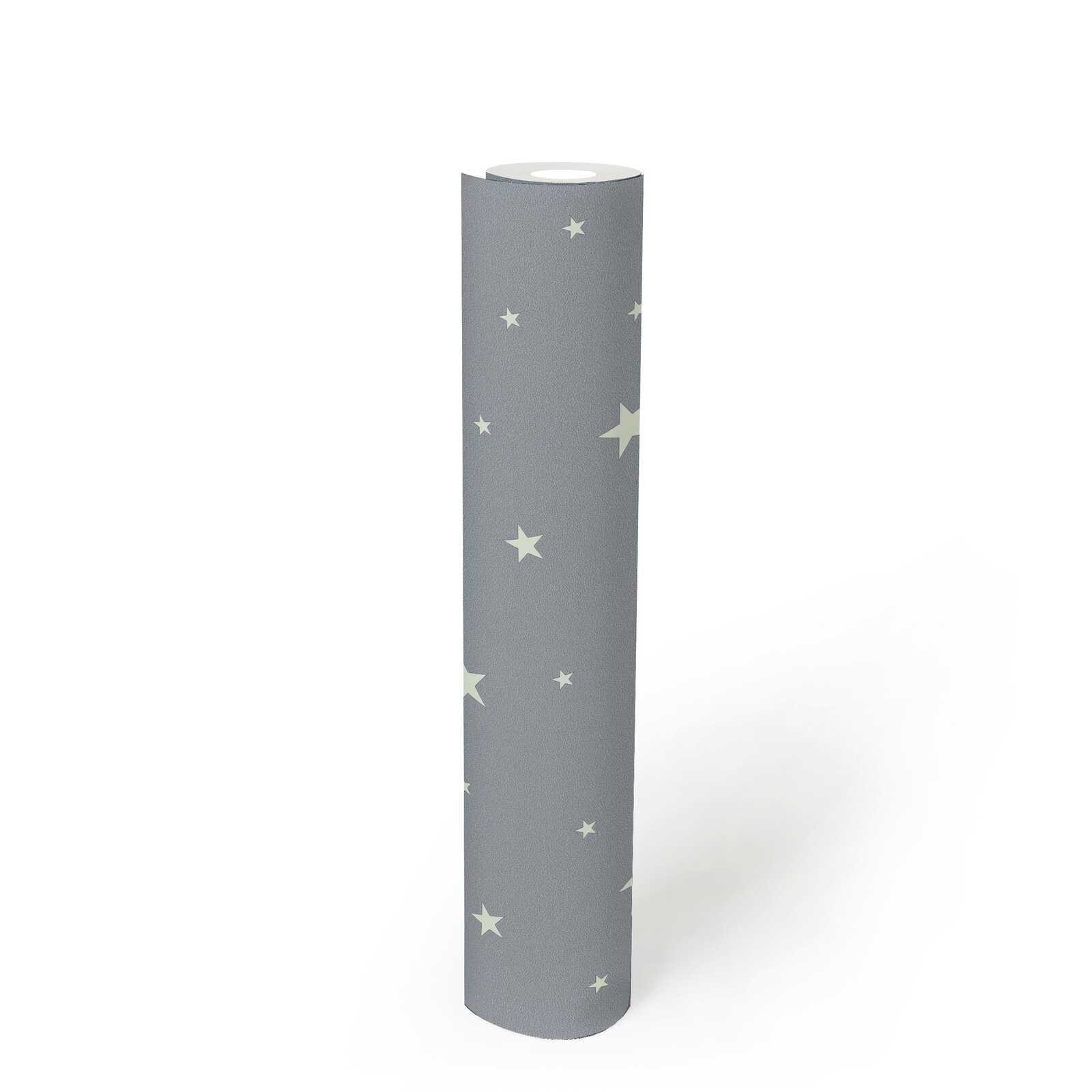 Geschenkpapier, Rollenformat, Sterne, grau, Mustermuster