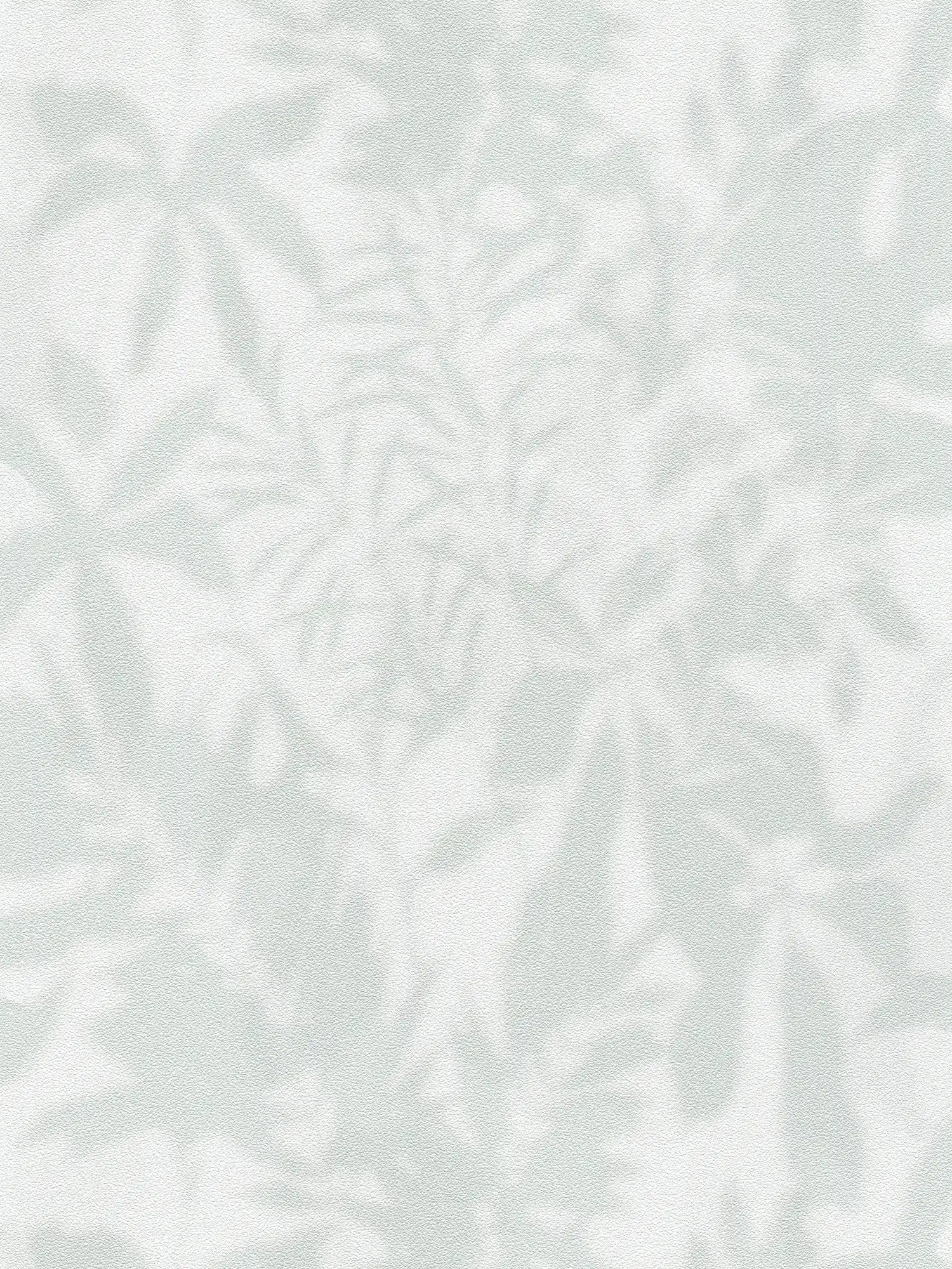 Daniel Hechter Vliestapete mit Blattmuster in Schattenoptik – Grün, Grau, Weiß