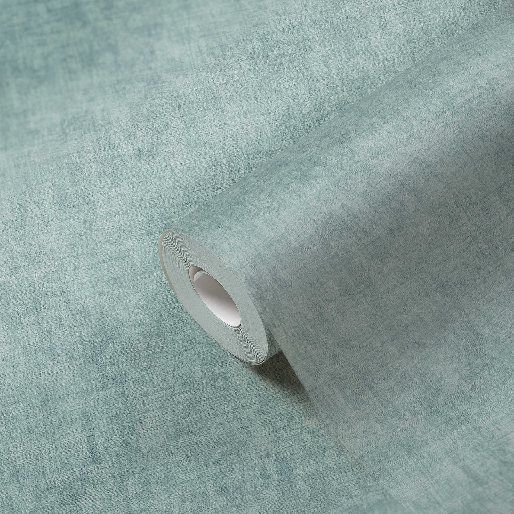             Vliestapete einfarbig, meliert, Strukturmuster – Blau
        