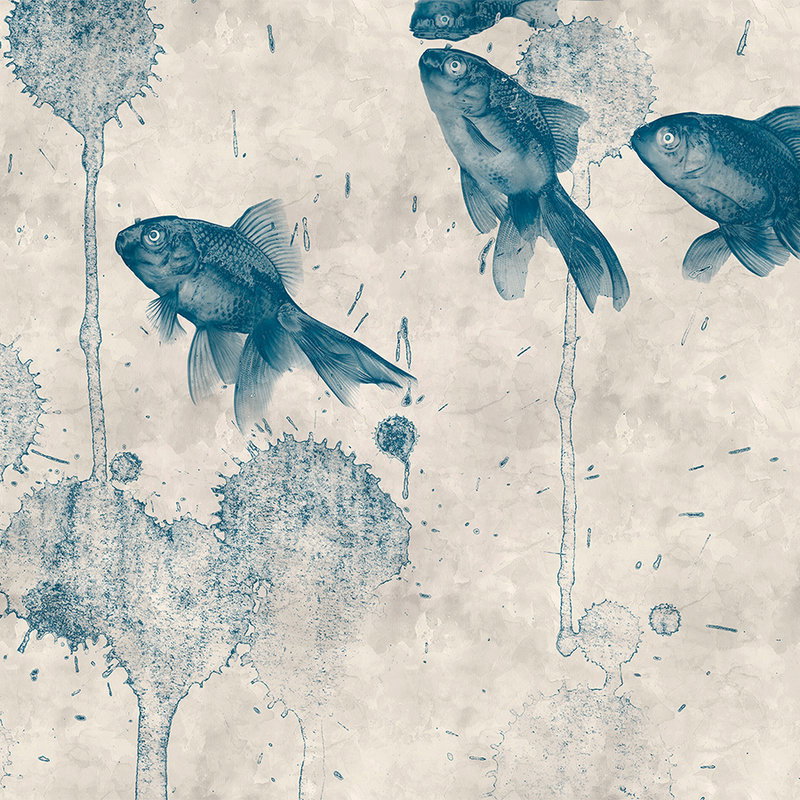 Fisch, Fisch-Illustration, Blau, Wasserlebewesen, Muster
