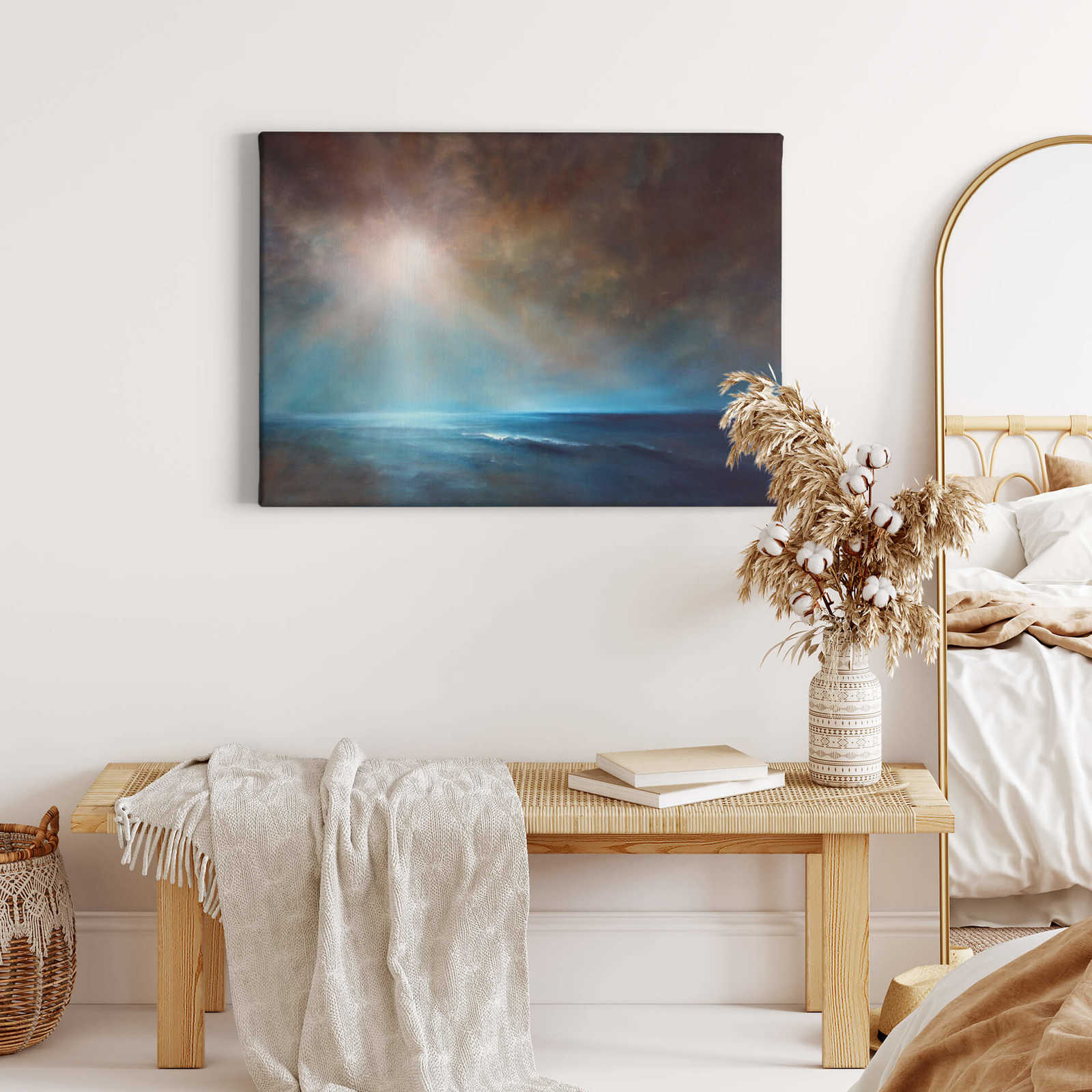 Gemälde Leinwandbild 'Kraft und Stille' von Schmucker – 0,70 m x 0,50 m