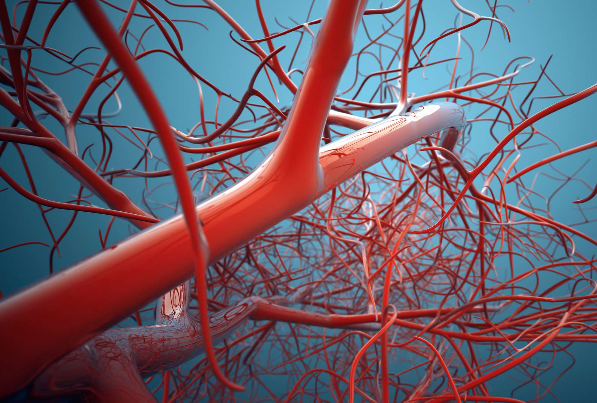 Blutgefäße, Arterien, Gefäßnetz, Anatomie, Vaskular