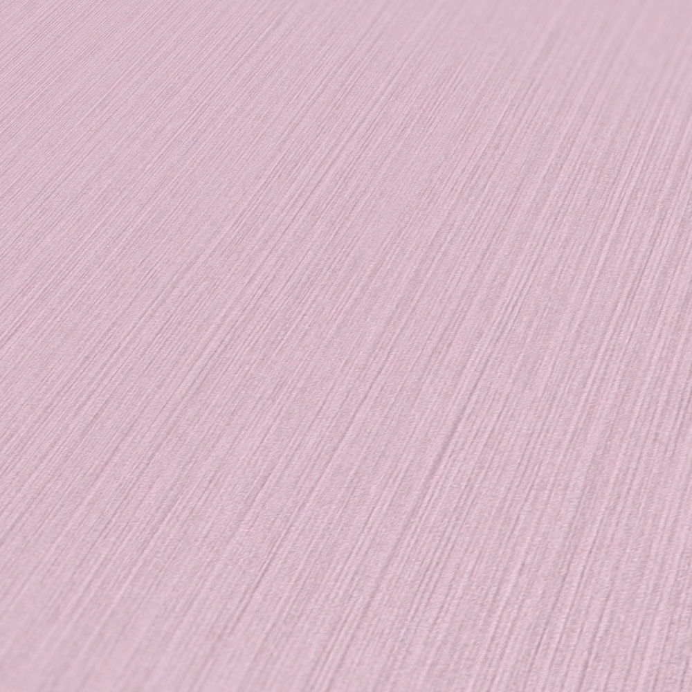             Einfarbige Tapete Rosa mit meliertem Textileffekt von MICHALSKY
        