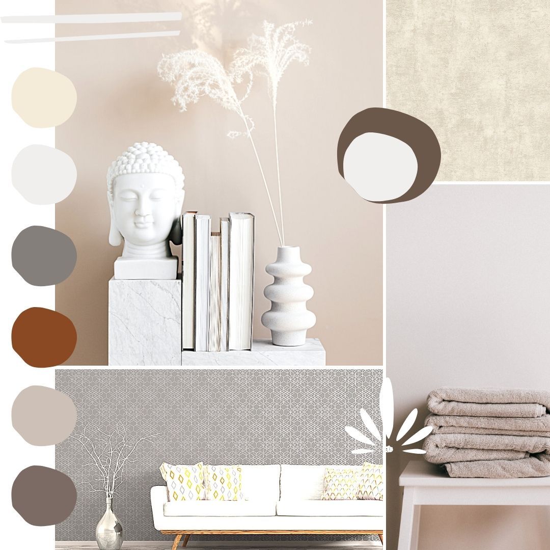 Moodboard Trendcolour Greige