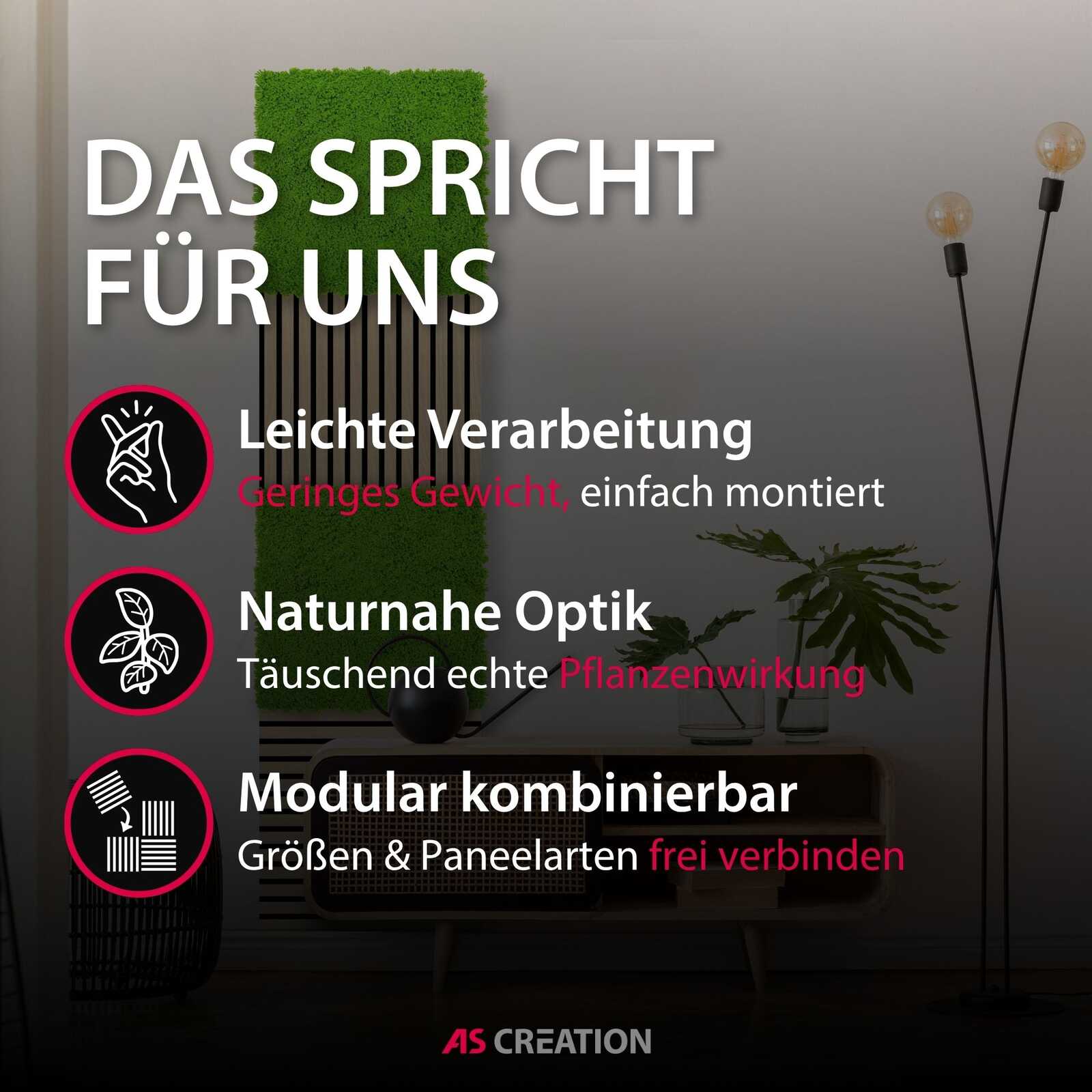 LED-Lampe, Pflanzenständer, Modular, Beleuchtung, Wohnzimmer