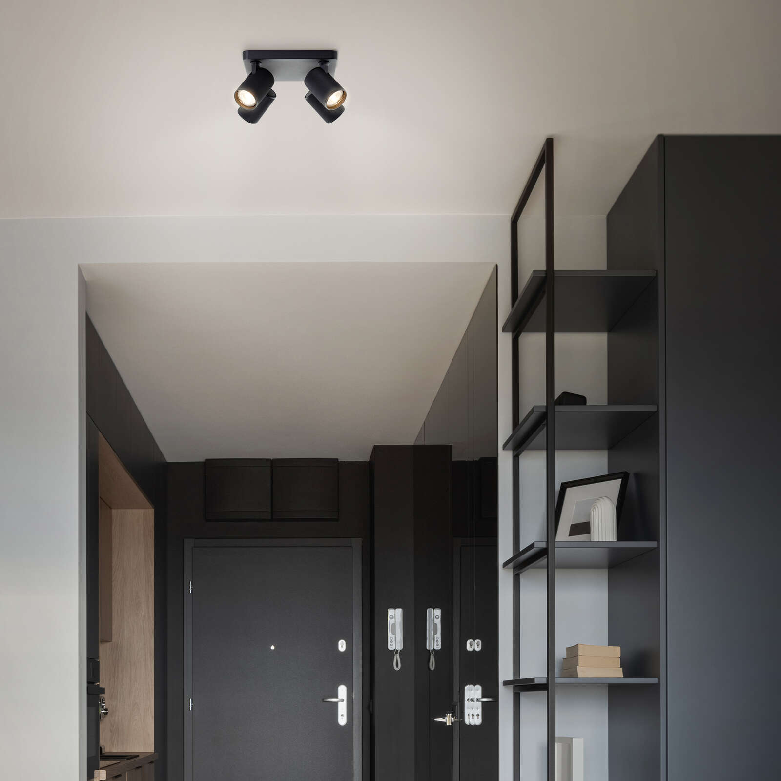             Spotbalken aus Metall - Leonardo 5 – Schwarz
        