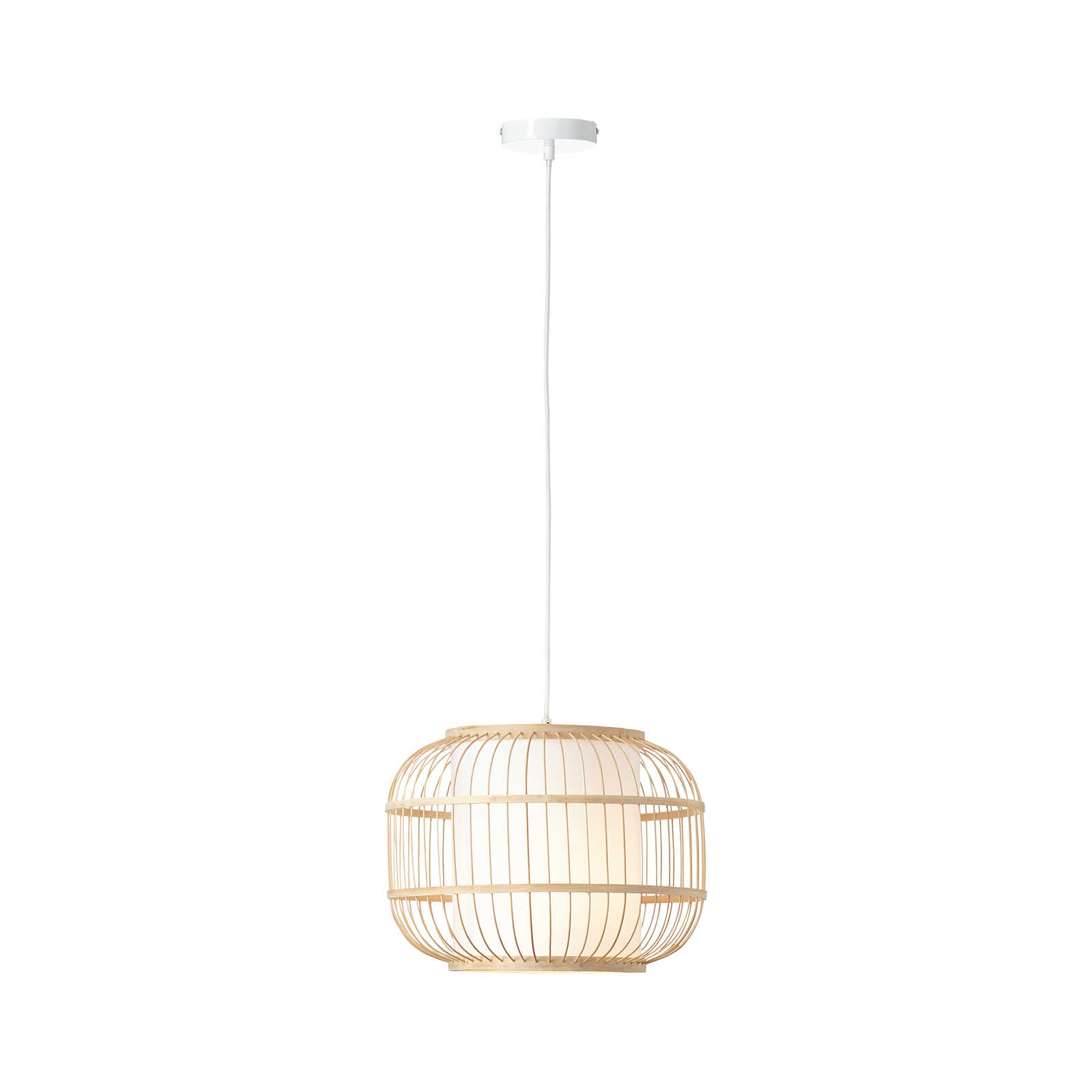         Bamboo pendant light - Charlie 2 - Brown
    