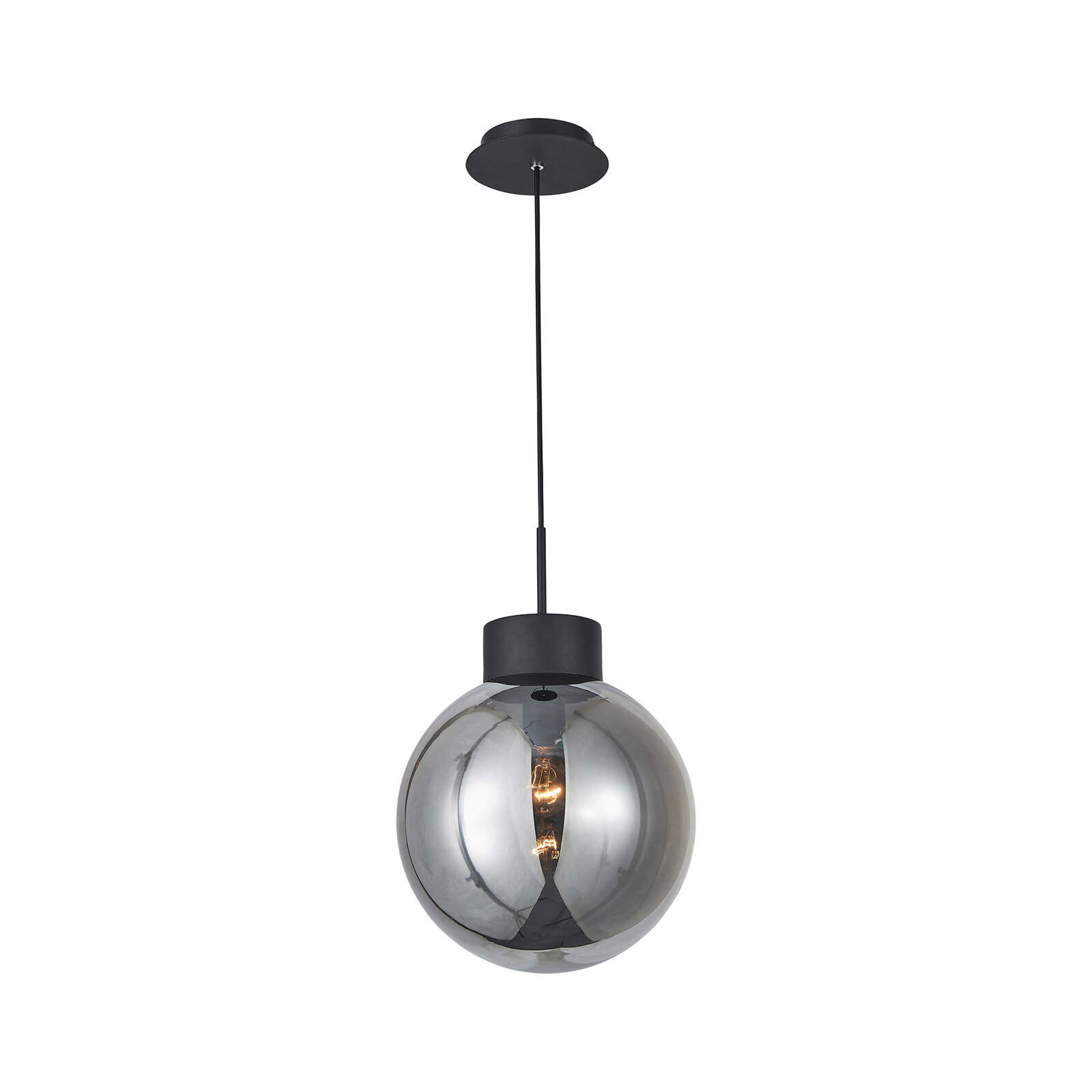             Glass pendant light - Anna 2 - Grey
        