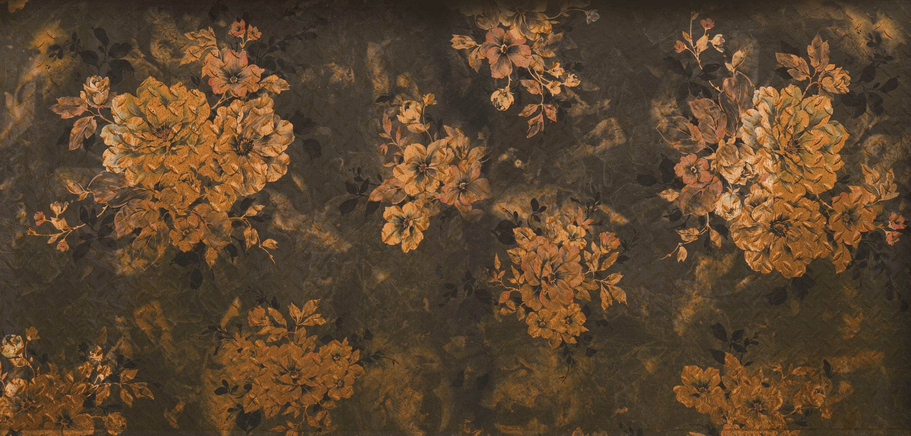 blumen, blumenmuster, ornament, deckendruck,  floral pattern