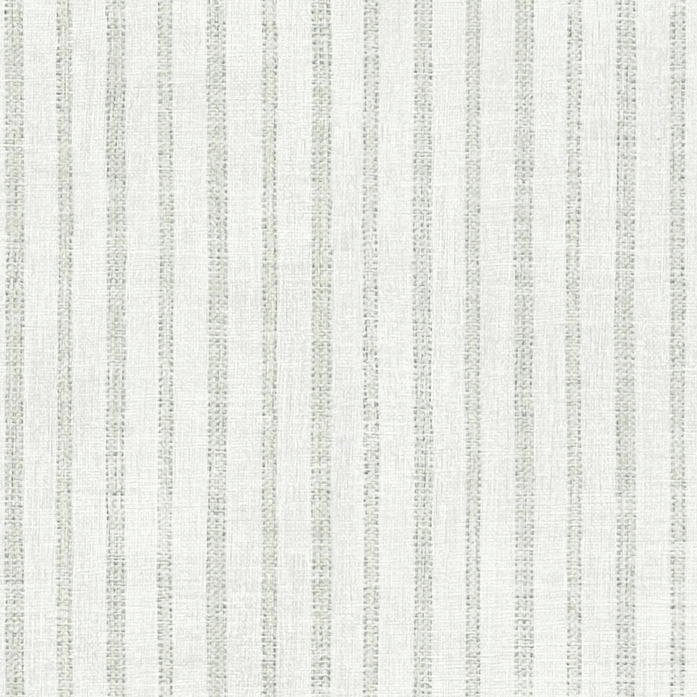 Vintage-Stil Tapete mit Streifen – Creme, Grau