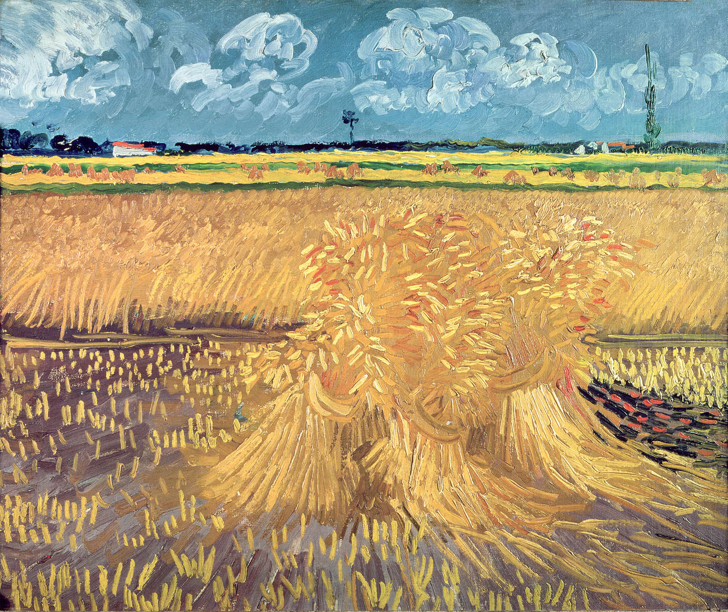             Fototapete 'Krähen über Weizenfeld' von Vincent van Gogh
        