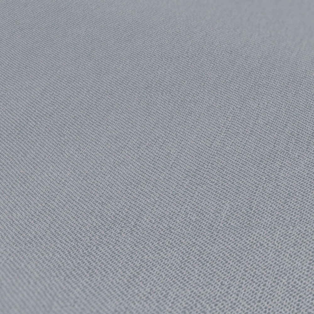             Leinenoptik Tapete Grau mit Gewebestruktur & matter Oberfläche
        