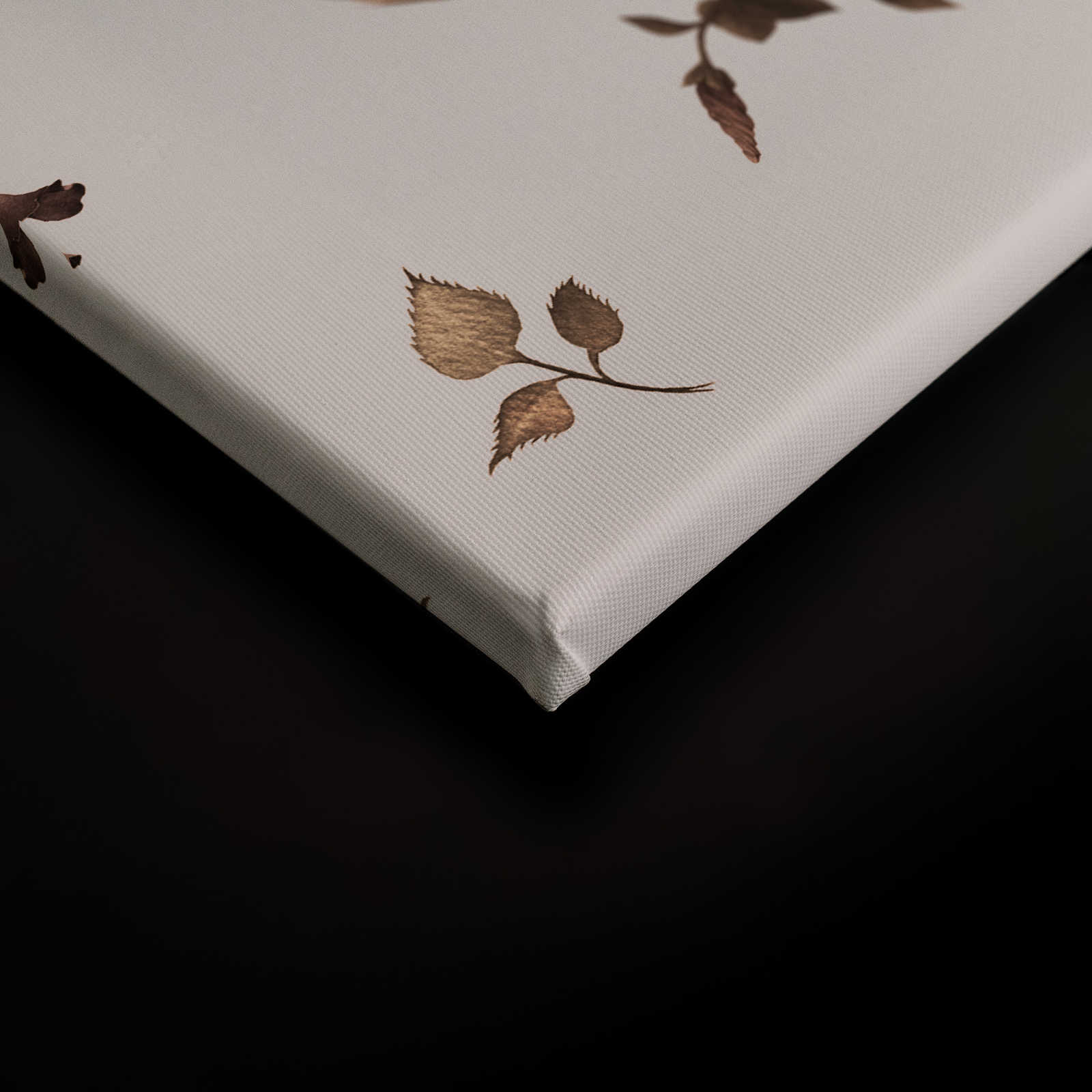             Blumen Leinwand romantisches Design – 0,90 m x 0,60 m
        