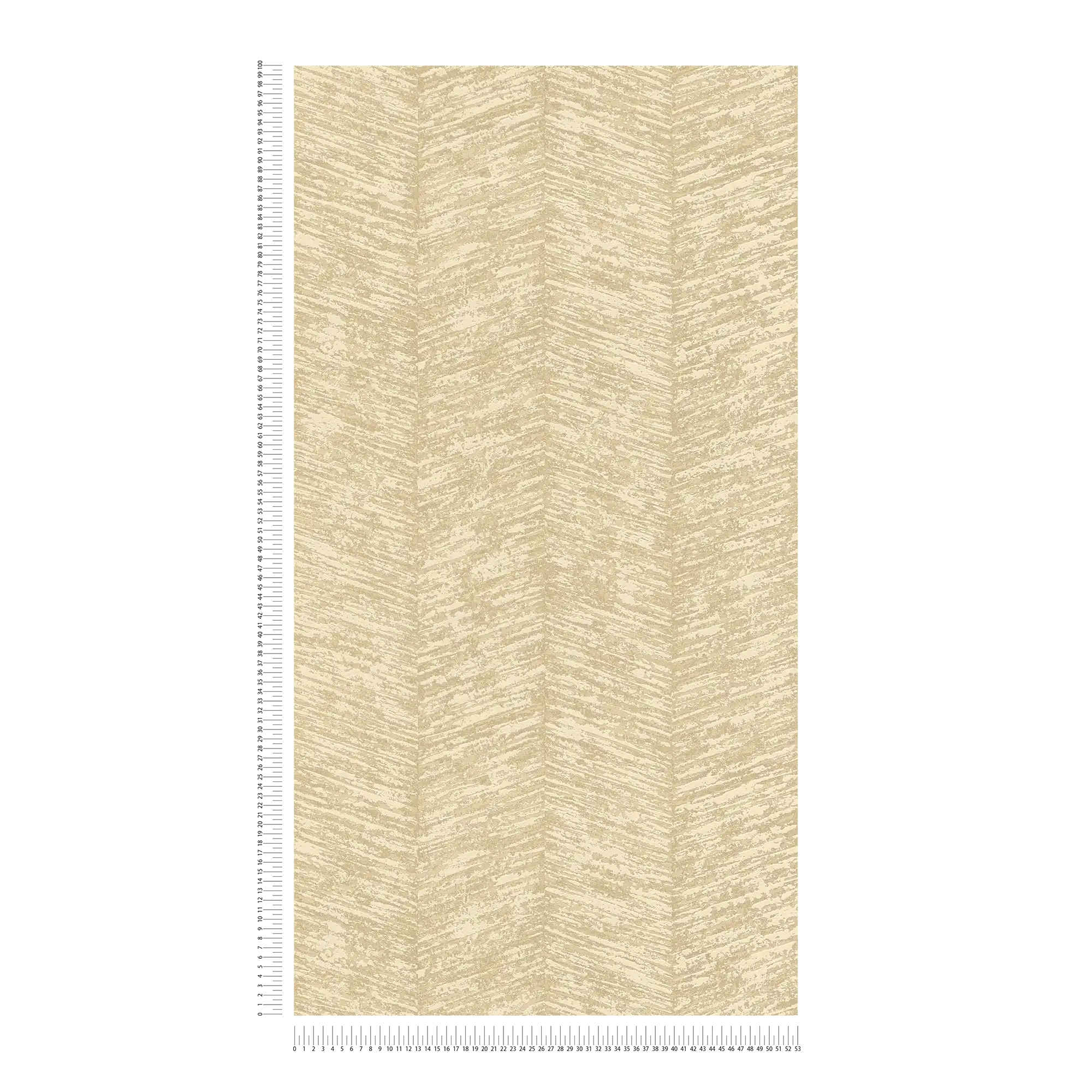             Ethno Tapete Vlies mit Struktureffekt – Beige, Metallic
        