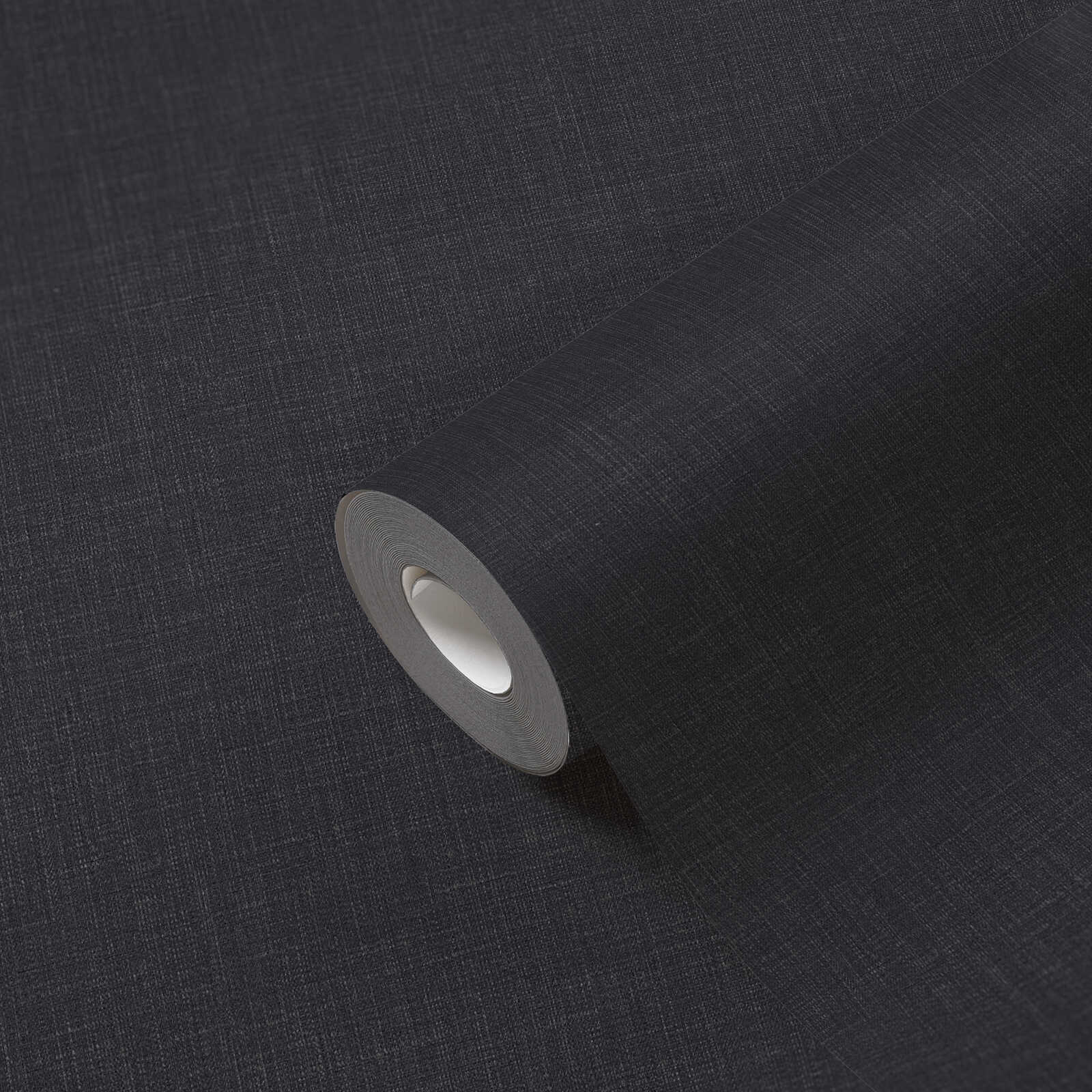             Vliestapete meliert mit Textil-Optik – Blau, Grau, Weiß
        