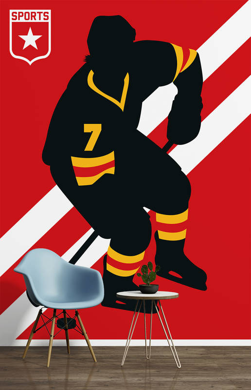 sport, hockey, silhouette, poster, wall art