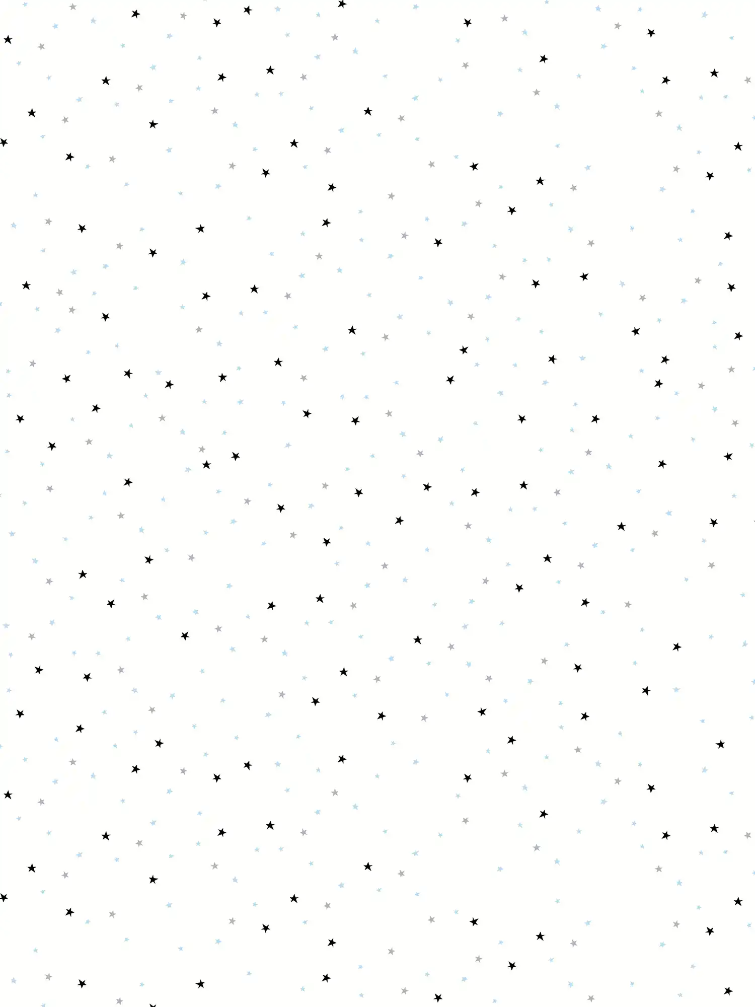         Kinderkamer behang sterren - blauw, wit, zwart
    