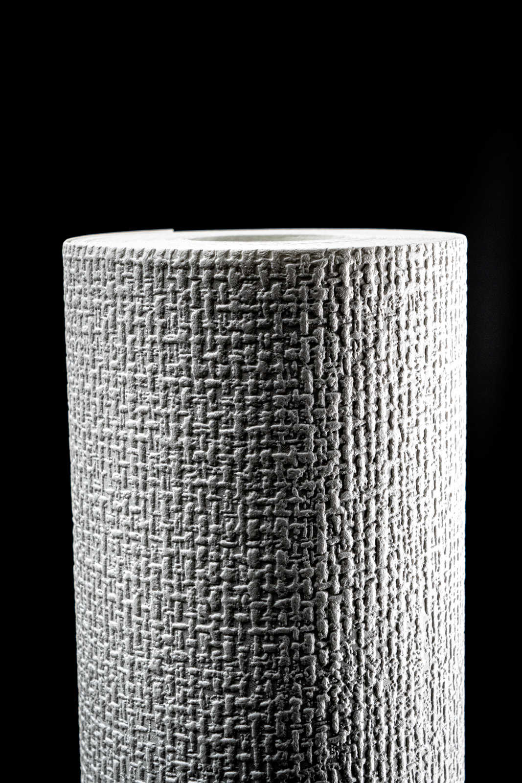             Überstreichbare Vliestapete mit grober Struktur – Weiß
        