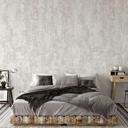 Innenarchitektur, Mobiliar, Bett, Dekoration für Zuhause, Pflanze