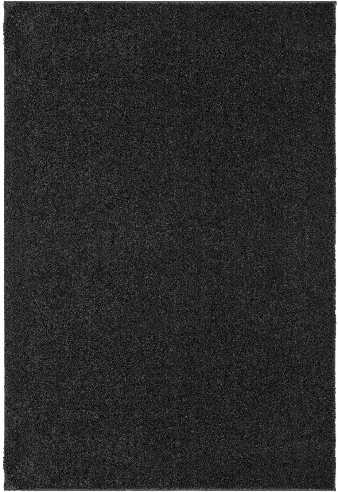             Weicher Kurzflor Teppich in Anthrazit – 150 x 80 cm
        