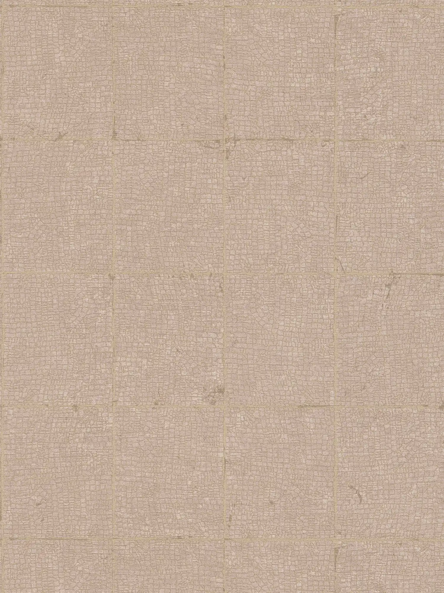         Tile optics wallpaper used look & crackle effect - brown
    
