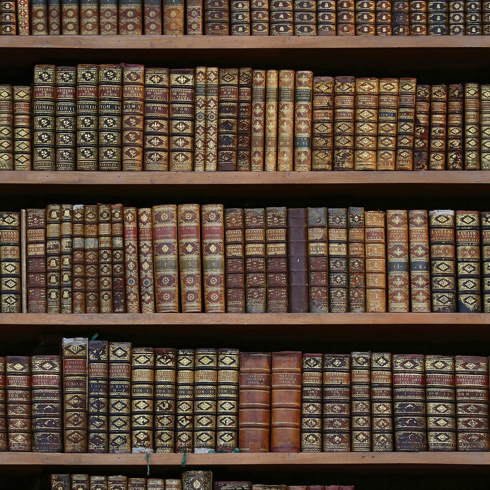 antikbucher, lederbindung, Bücherregal, alte bände, klassische literatur